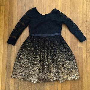 Fancy black girl’s dress, size 7